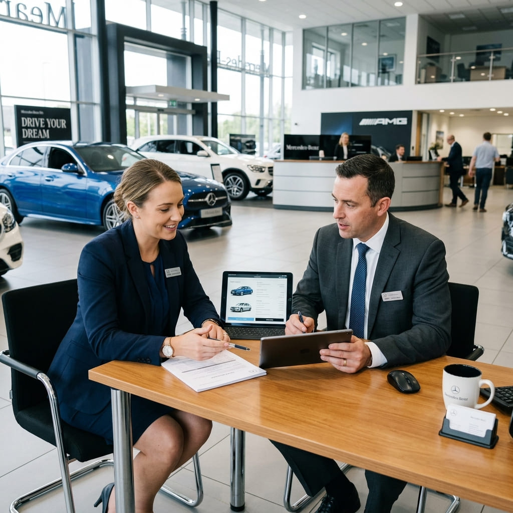 Coaching commercial dans une concession automobile